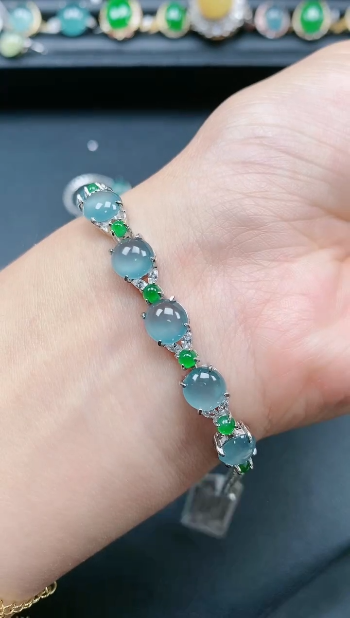 翡翠戒指银S925镶嵌11111111111