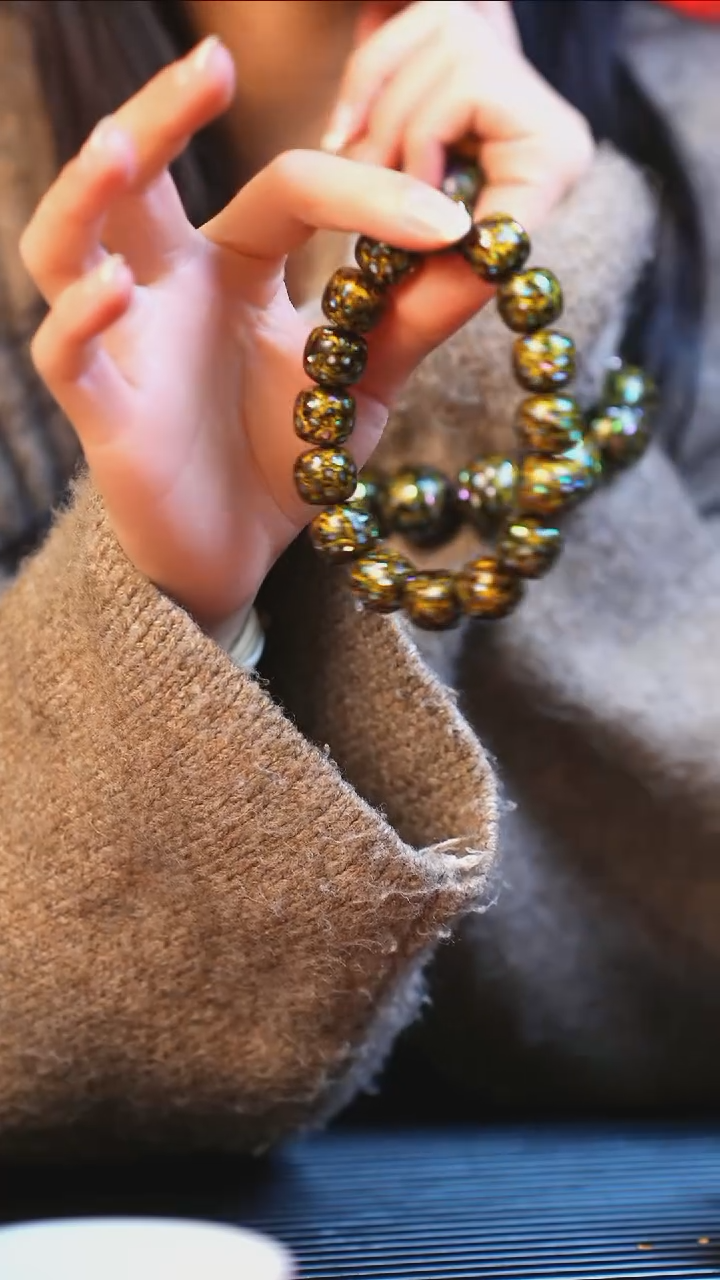 【闪购商品】JL089小师妹臻选黑金手串（1.5）
