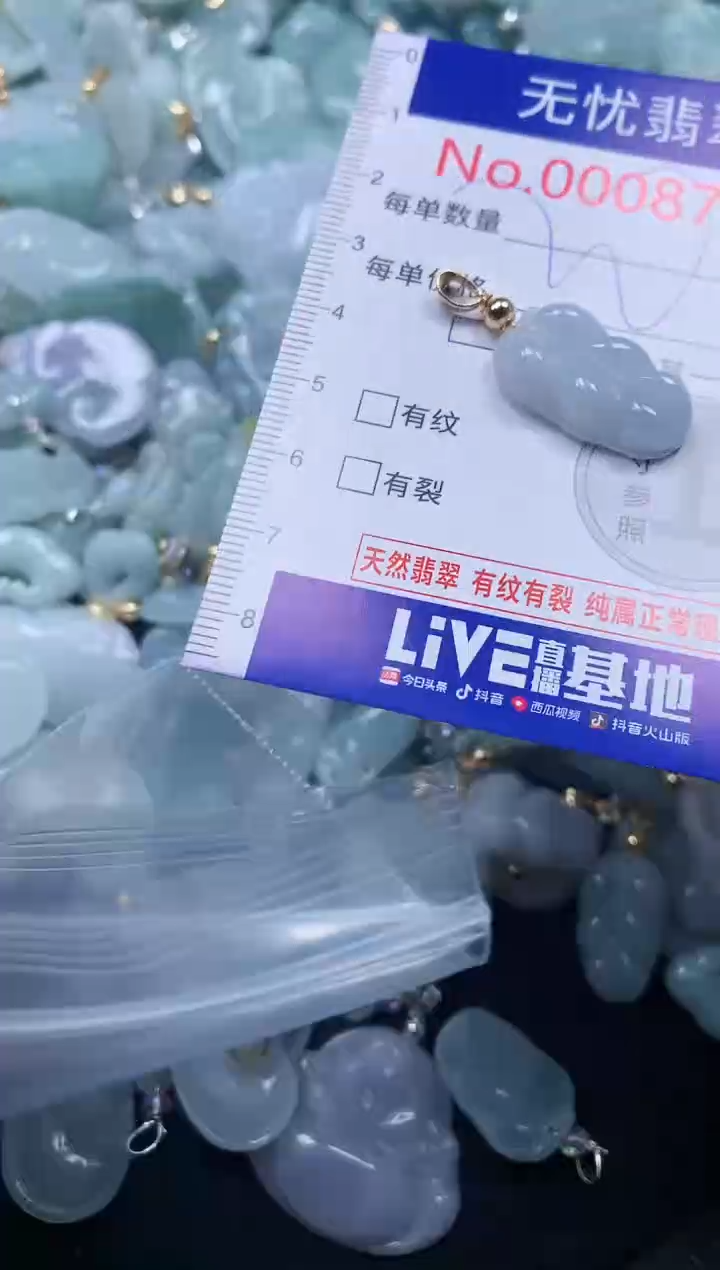 颈饰未镶嵌翡翠8742