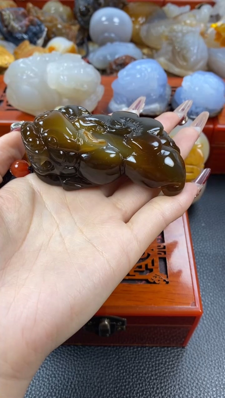 【闪购商品】玛瑙/玉髓手把未镶嵌1