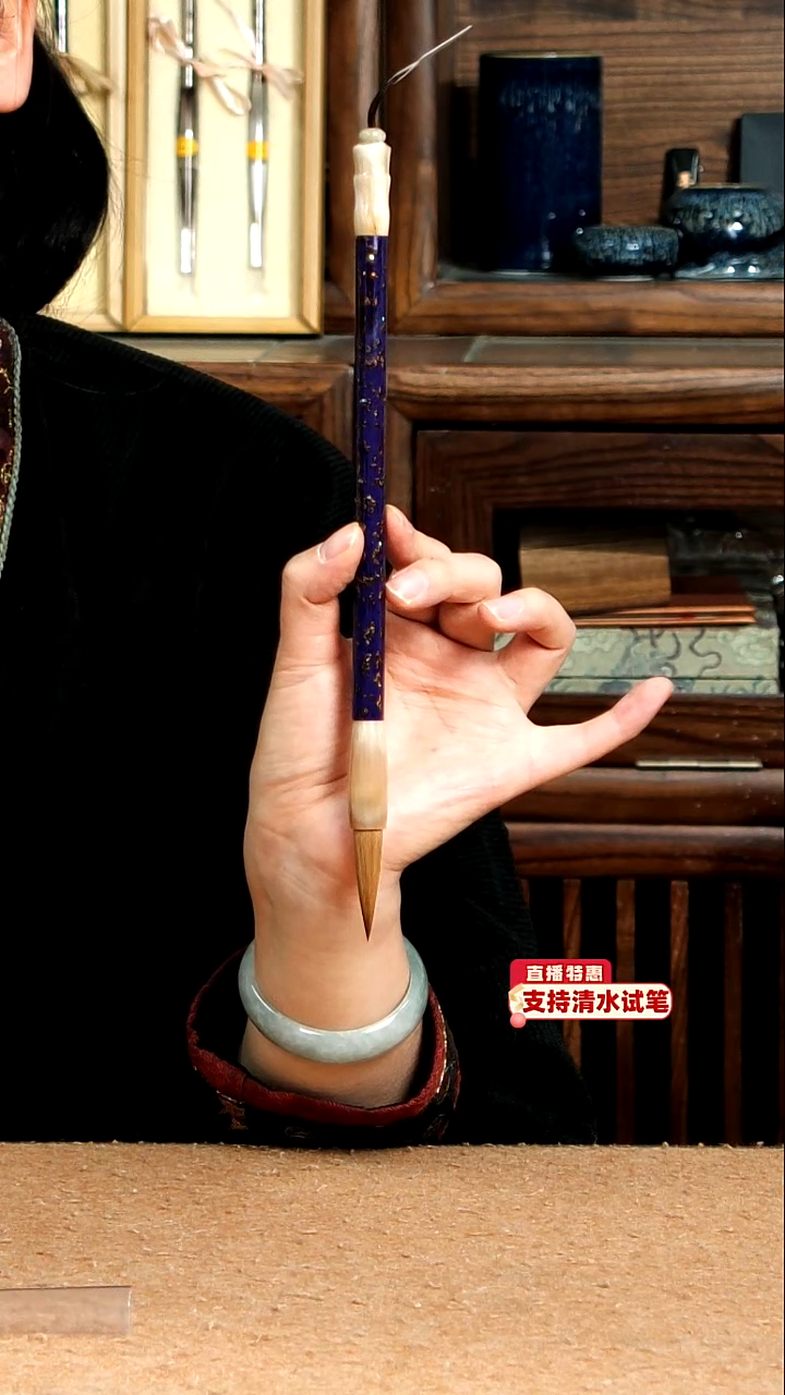 27号张小凤大漆螺钿正东纯狼毫0.9*3.8