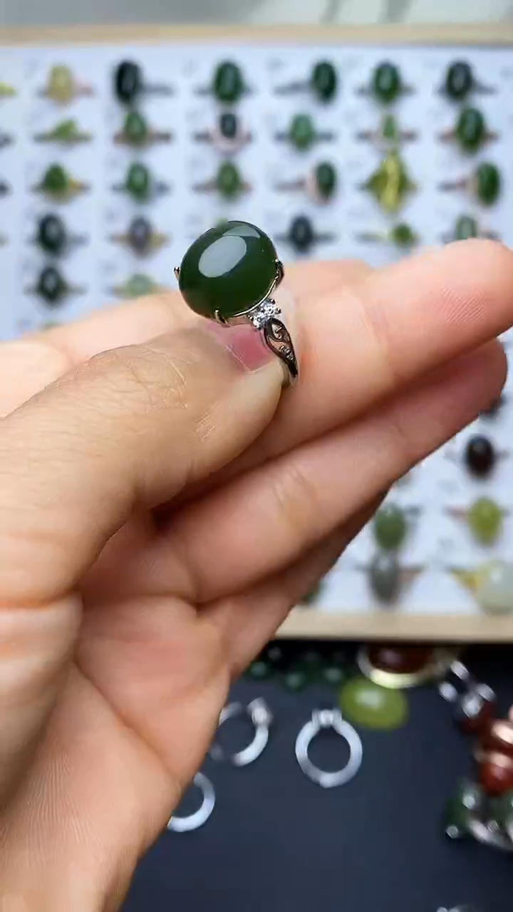 【闪购商品】和田玉戒指未镶嵌1