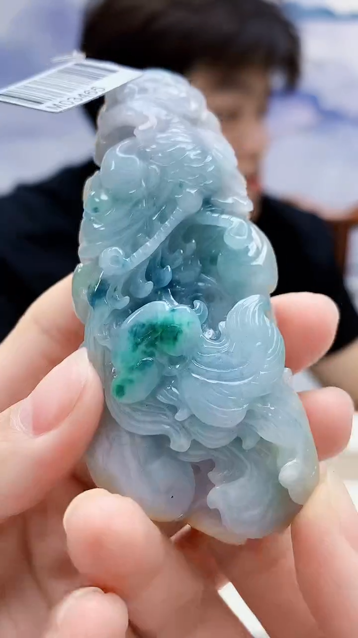 未镶嵌定制翡翠5145lr-毛货挂件112
