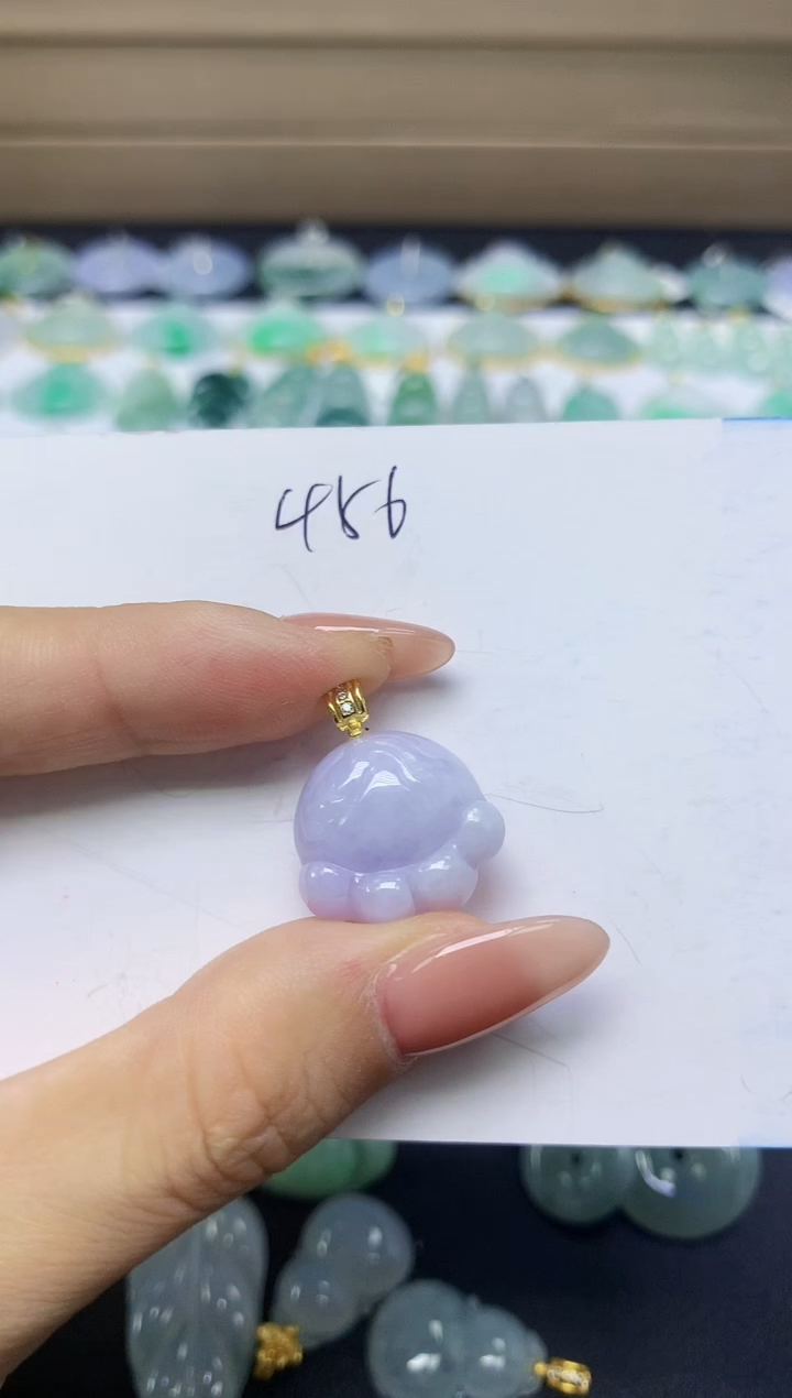翡翠未镶嵌颈饰天然自然緬甸A貨翡翠