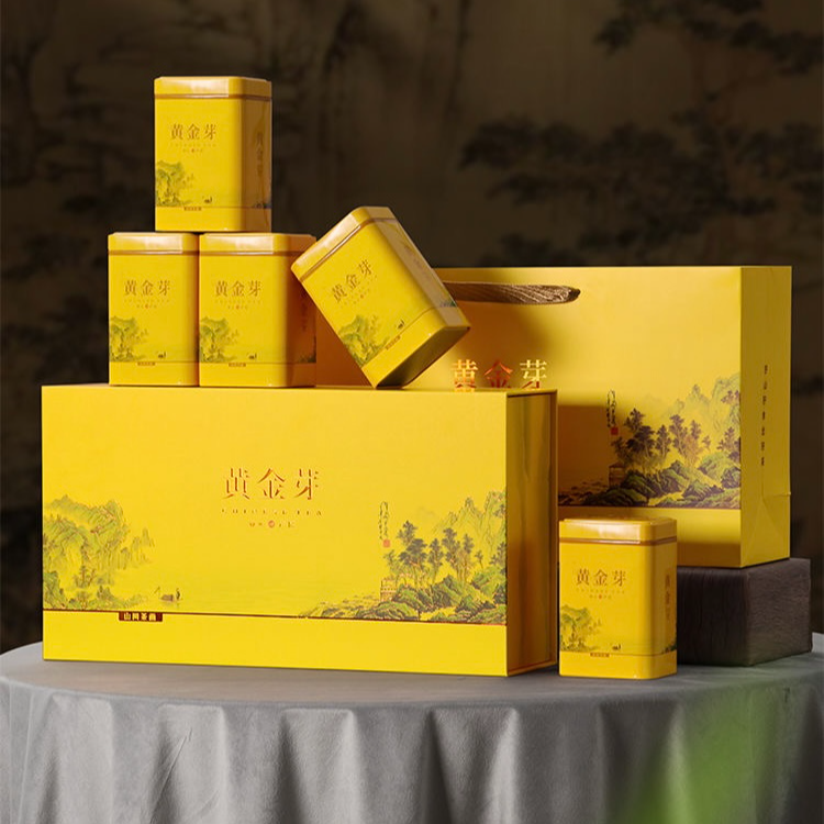 【黄金芽-商务送礼】西坑正宗高山茶绿茶茶叶黄金茶礼盒商务送礼