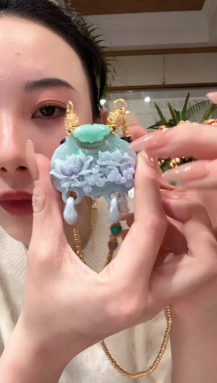 【闪购商品】翡翠颈饰未镶嵌国风