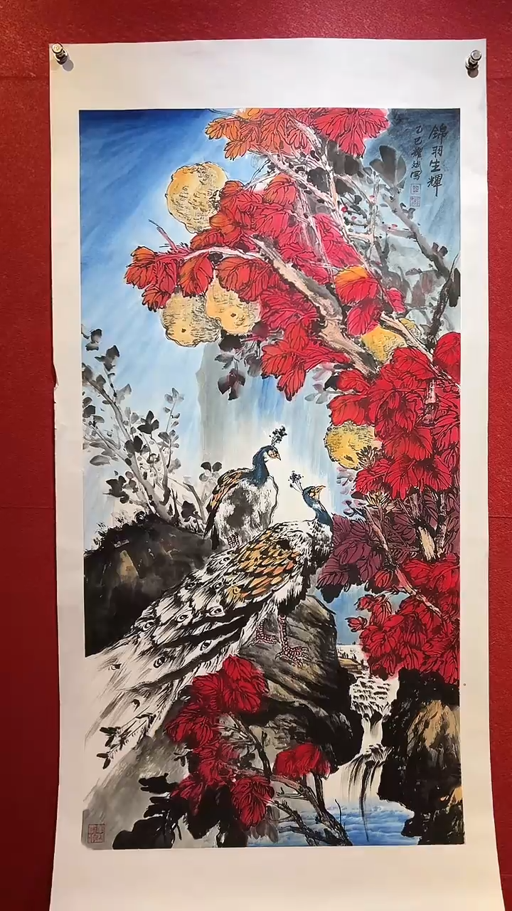 【闪购商品】国画国画/绘画32/锦羽/3.9