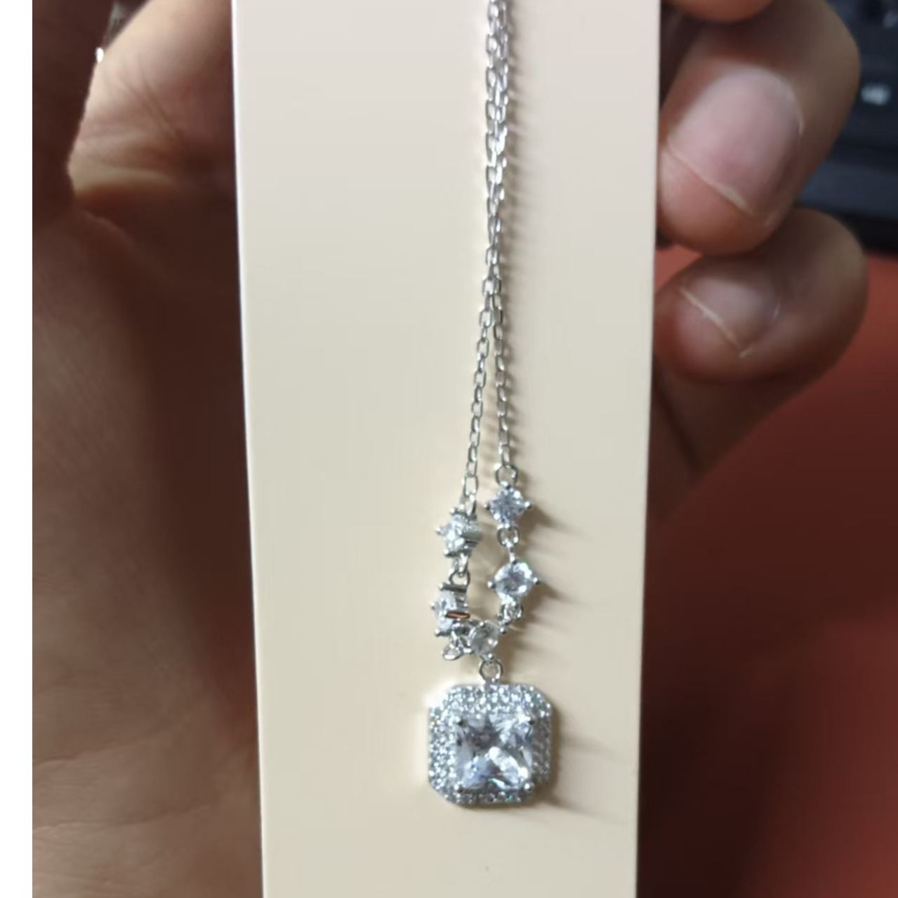 非金属莫桑石项链 爱敏首饰项链115149