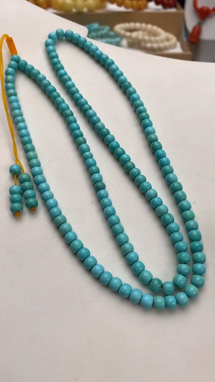 未镶嵌绿松石项链48