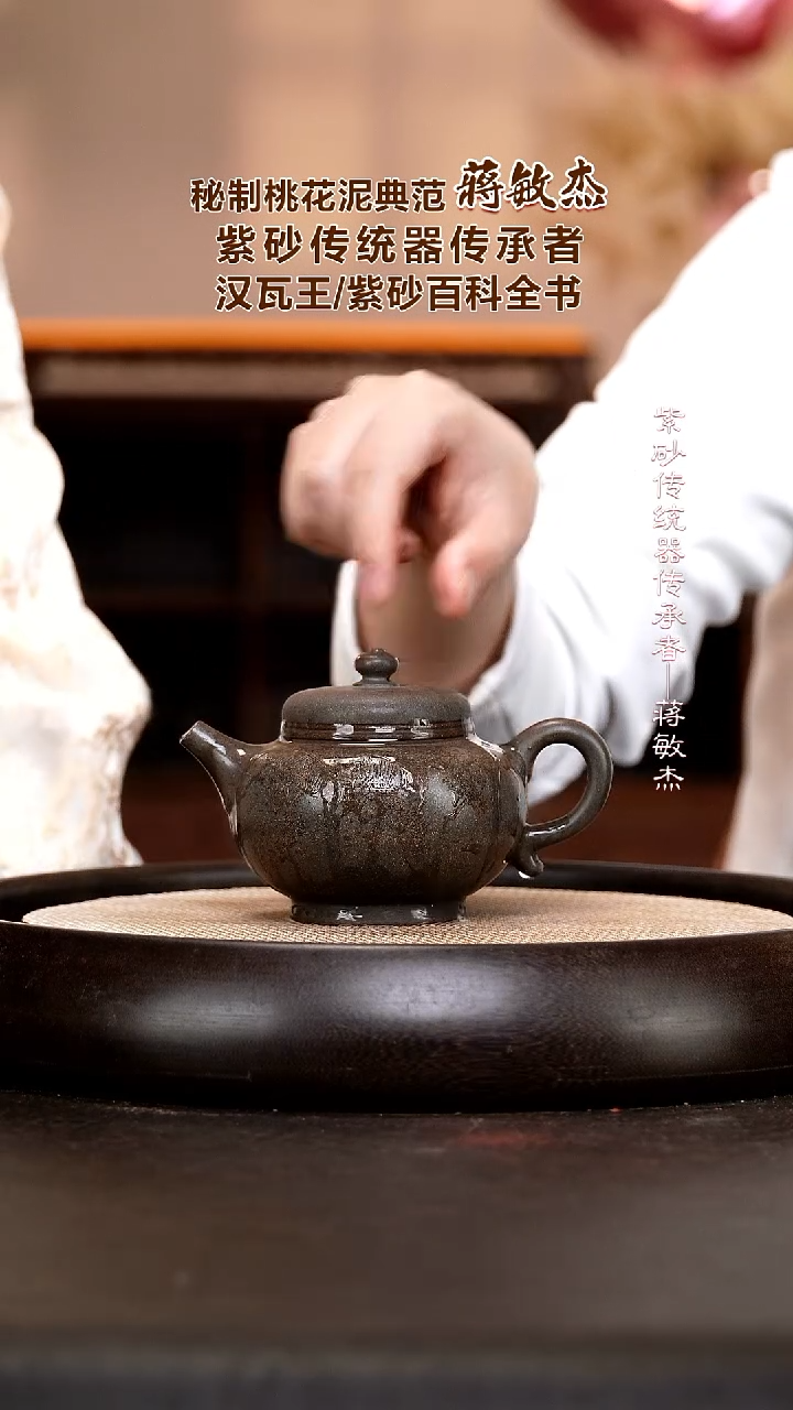 茶壶紫砂JMJ100    多线宫灯 乌金砂  260cc