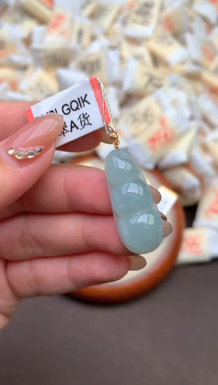【闪购商品】翡翠颈饰18K金镶嵌—