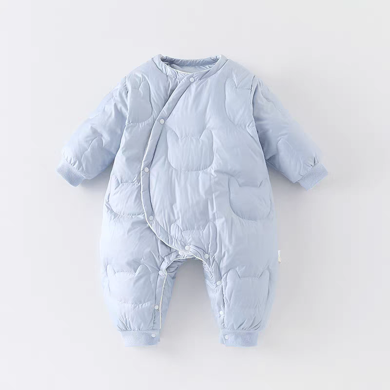 冬季宝宝羽绒爬服