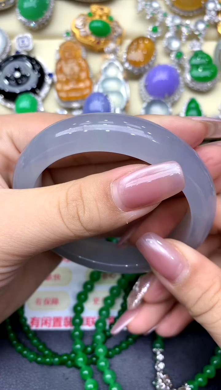 未镶嵌手镯翡翠464-中国好珍宝