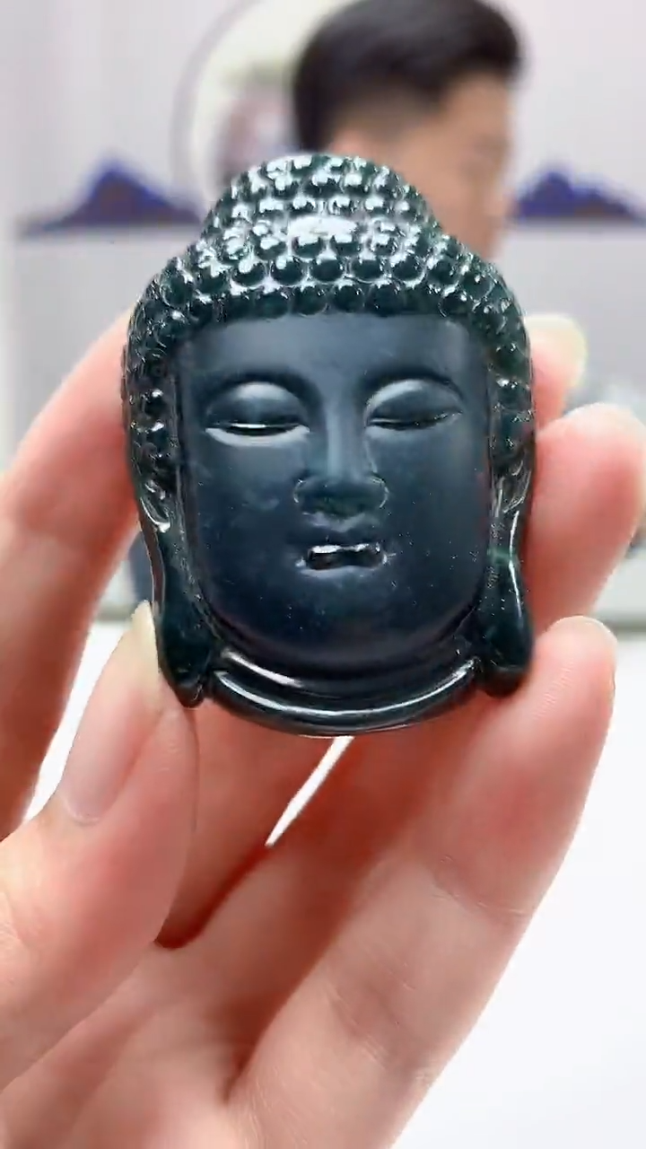 【闪购商品】定制翡翠未镶嵌4917zm-毛货挂件人物99