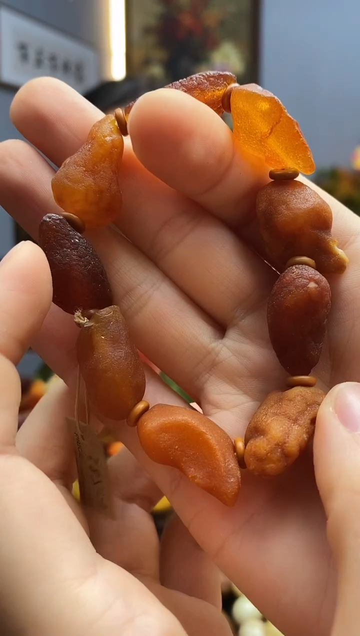 手链琥珀未镶嵌手串