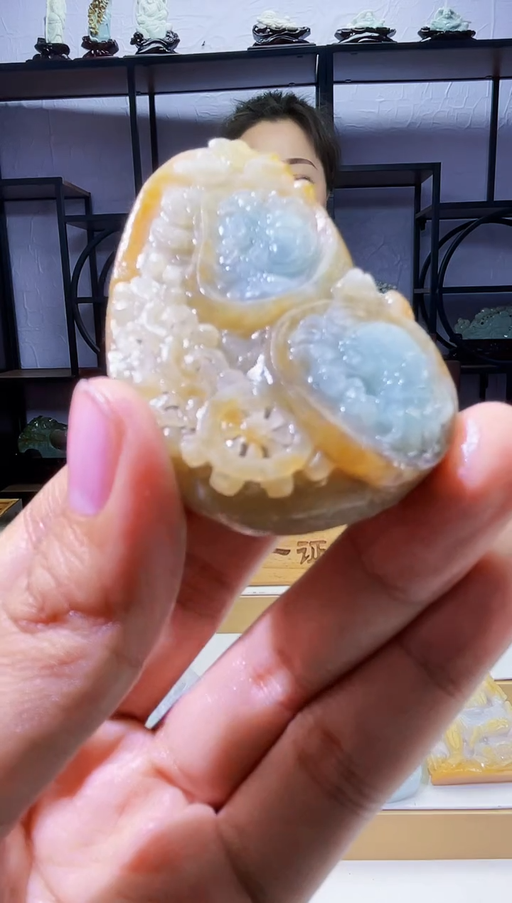 【闪购商品】定制翡翠未镶嵌毛货02130087