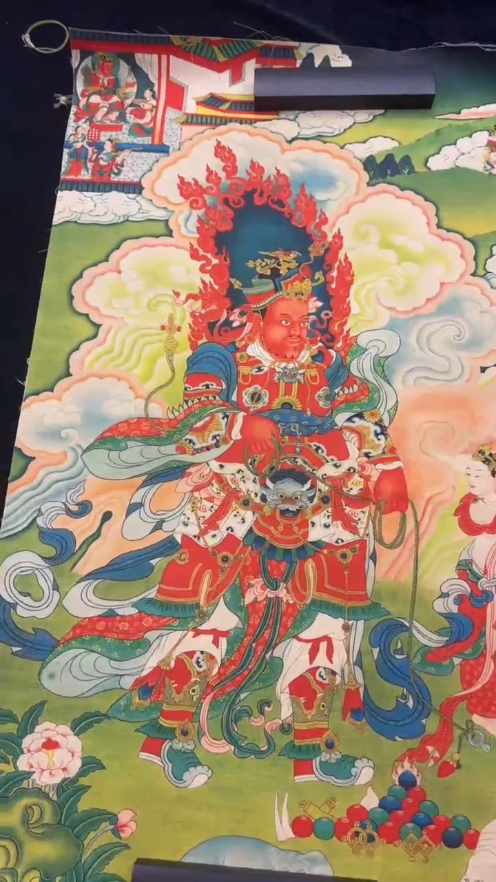 装裱画唐卡藏艺阁高端绘画作品TK16066