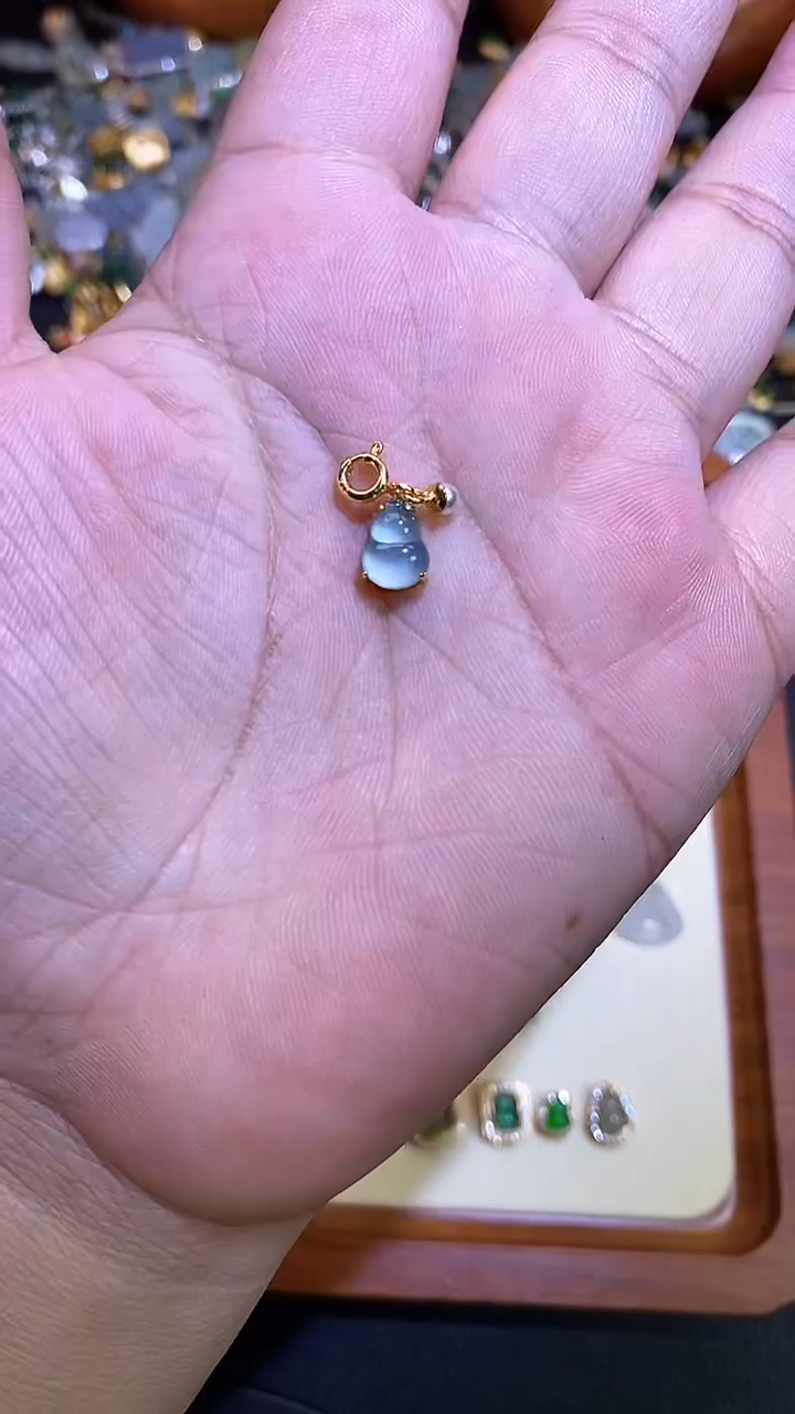 【闪购商品】翡翠吊坠(不含链)银S925镶嵌1