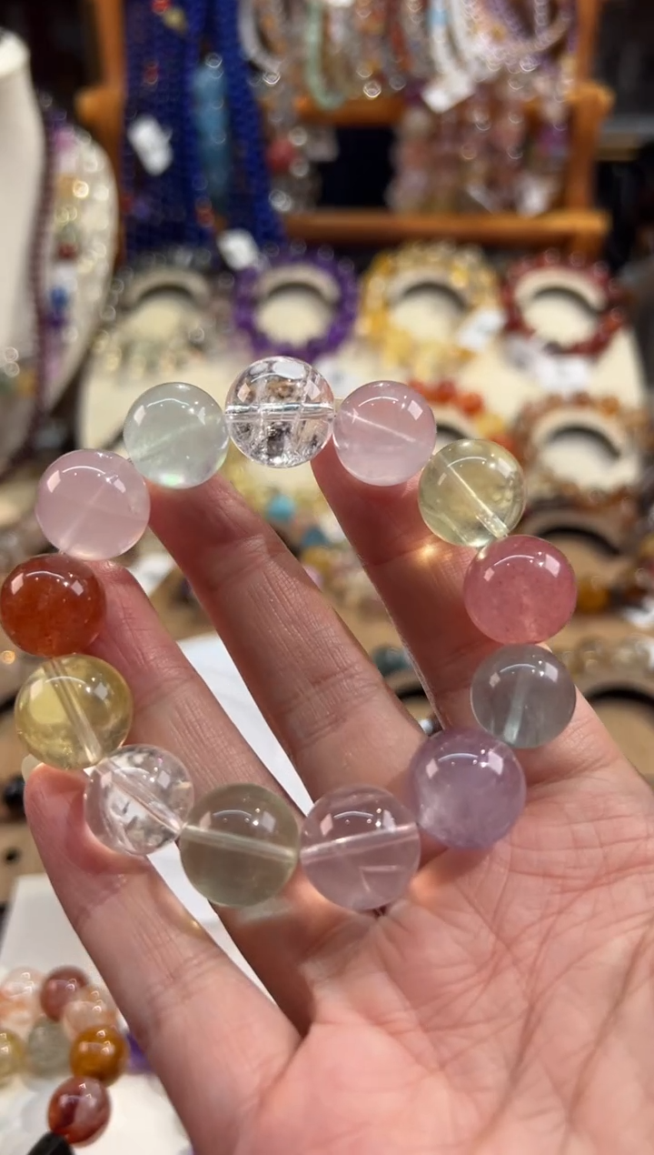 合金手链水晶心*心晴 定制款 天然水晶默认微瑕