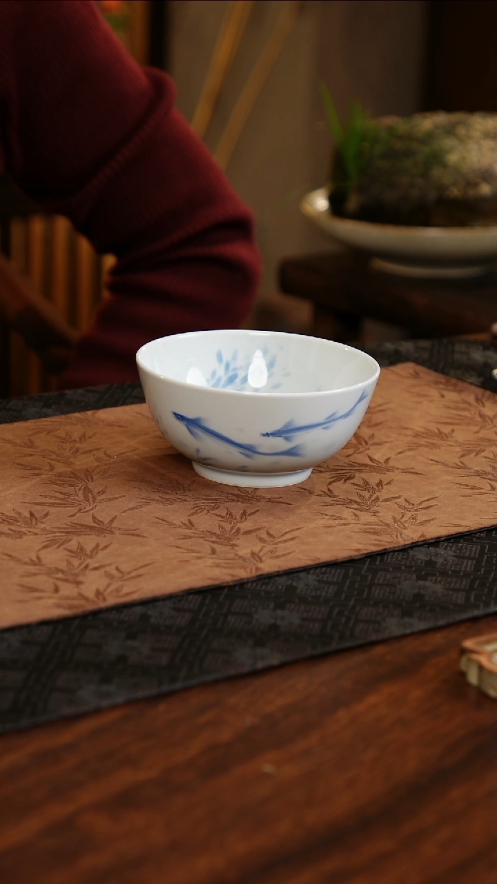 【闪购商品】碗青源器语连年有鱼饭碗