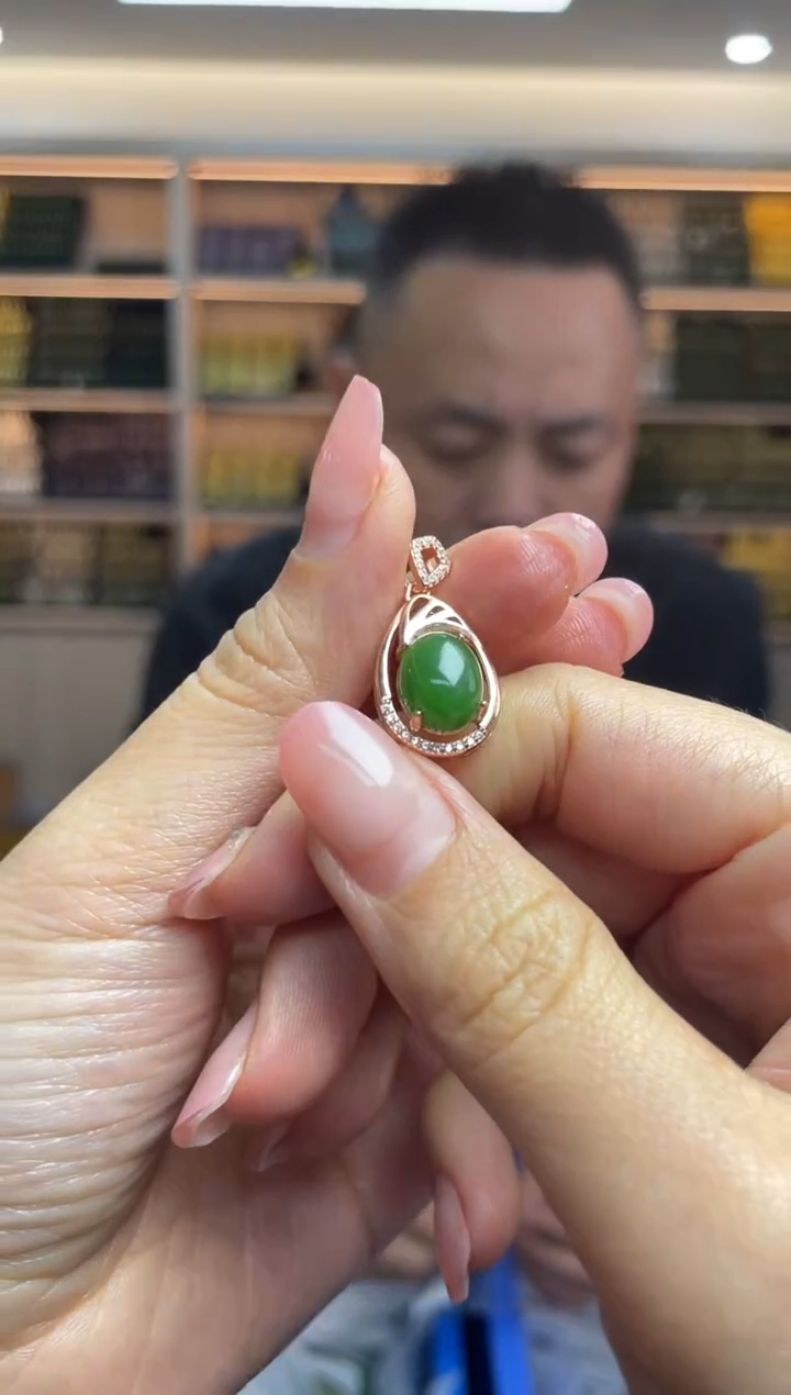 【闪购商品】和田玉·银S925镶嵌多样性发一件