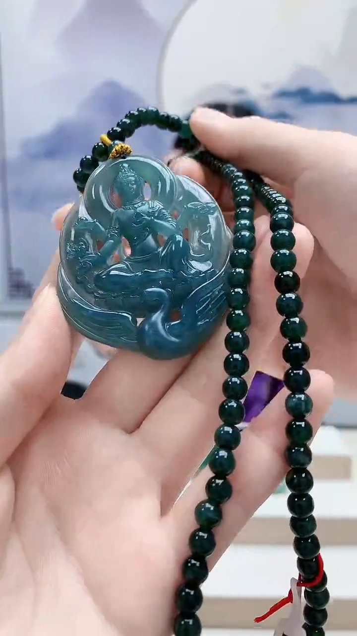 未镶嵌定制翡翠4812ry-毛货挂件45