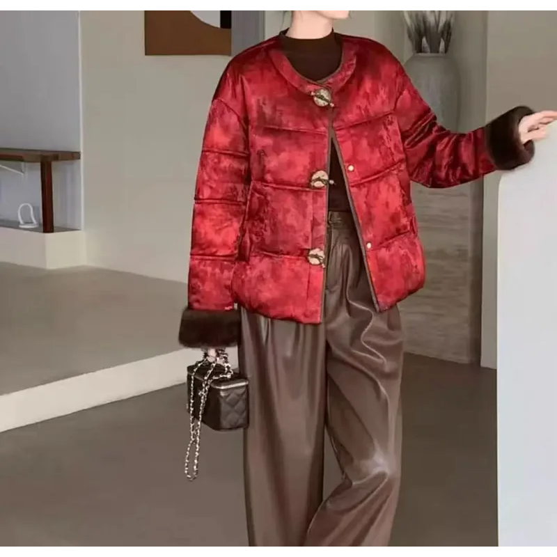 『蜜桃国风D』百搭时尚羽绒服2025195