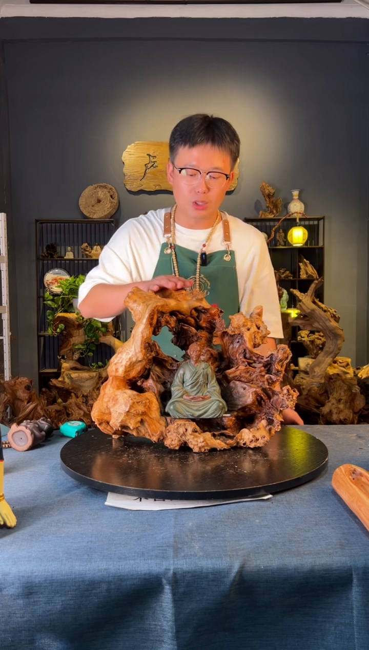 木卢师傅根艺作品（不包含人物摆件）