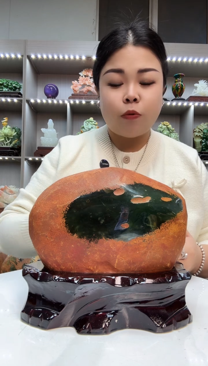 石材天然石材家居摆件办公室客厅玄关高档摆件