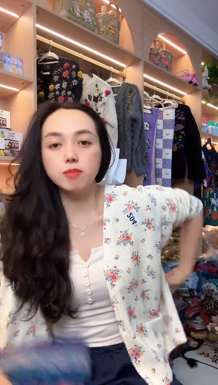 山羊毛浅*钩织马甲
