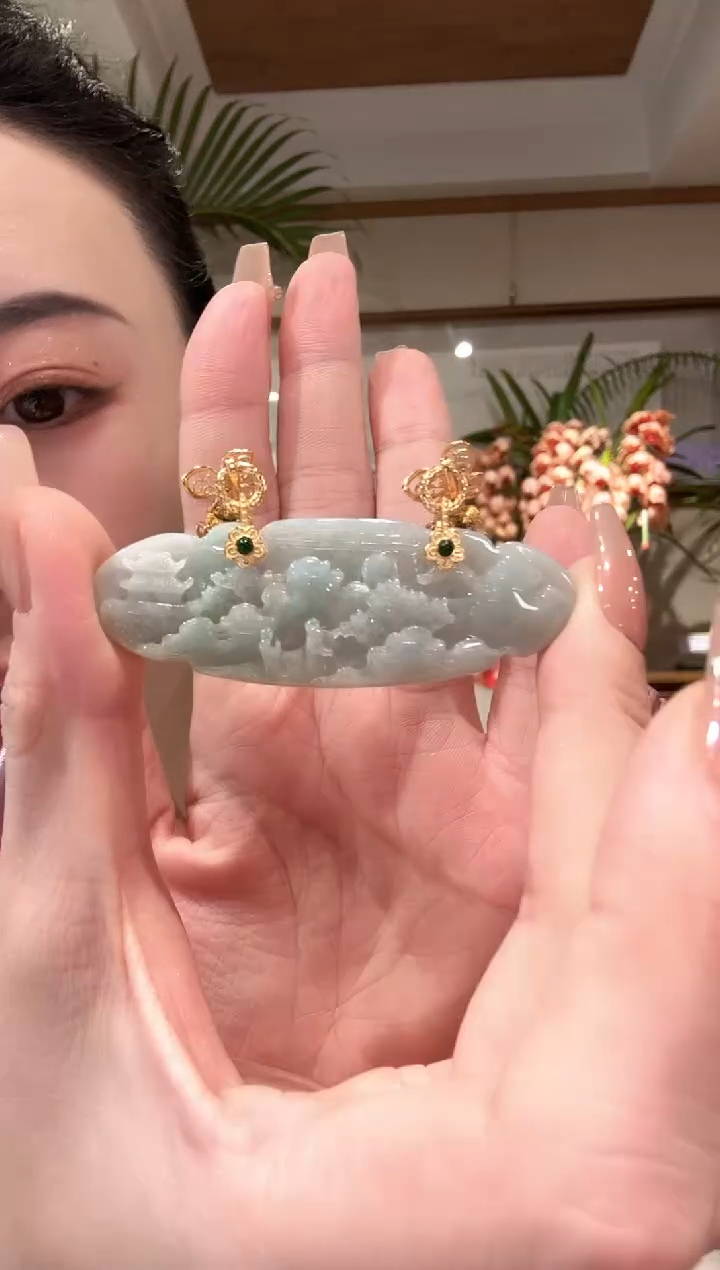 【闪购商品】翡翠颈饰未镶嵌国风