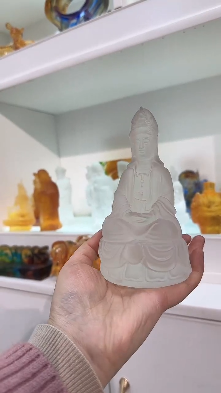 手工艺品琉璃观音