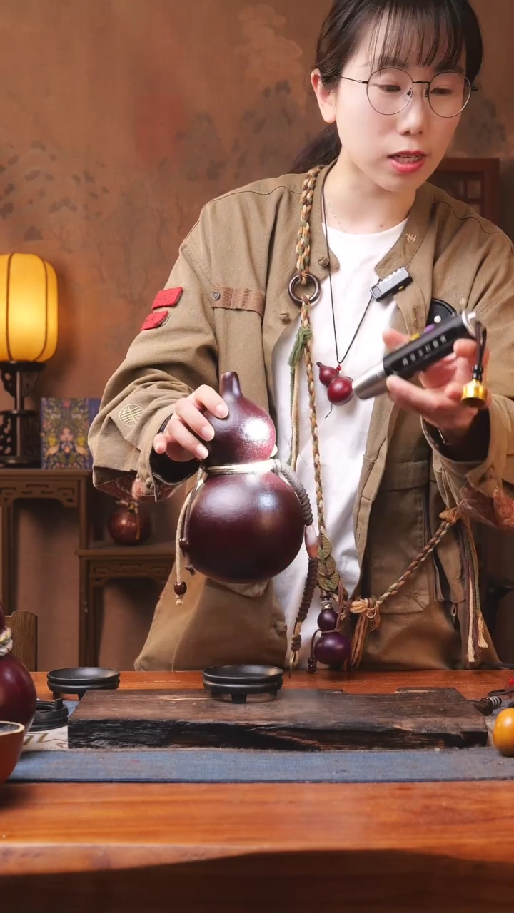 【闪购商品】357号精品大漆葫芦防腐防渗装水茶酒