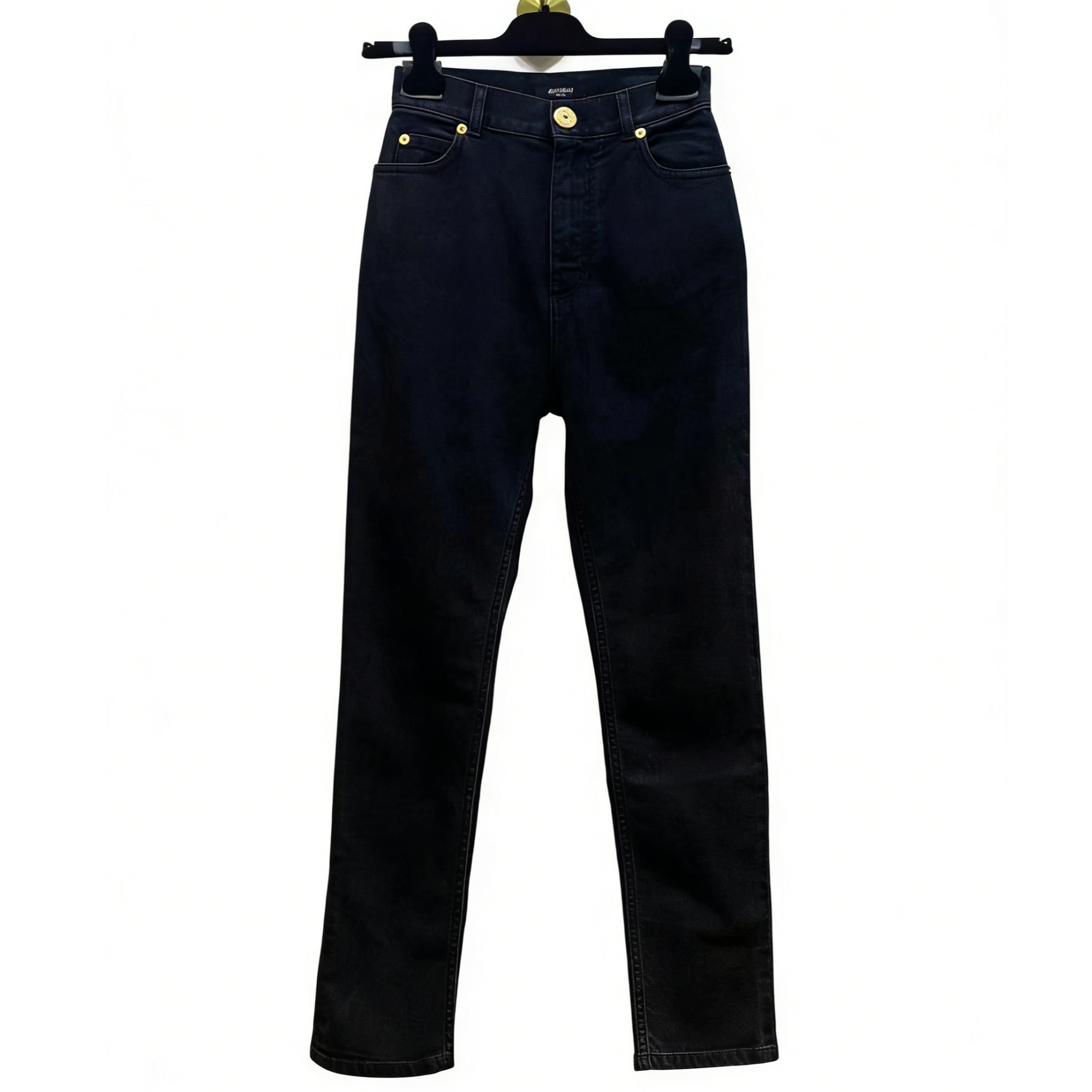 未使用 BALMAIN/巴尔曼 黑金瘦腿牛仔裤 原价 6500