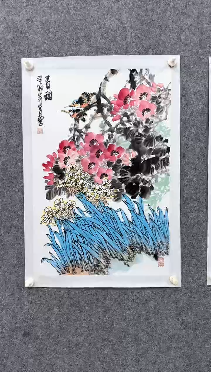 国画ST-WQT老师绘画作品-