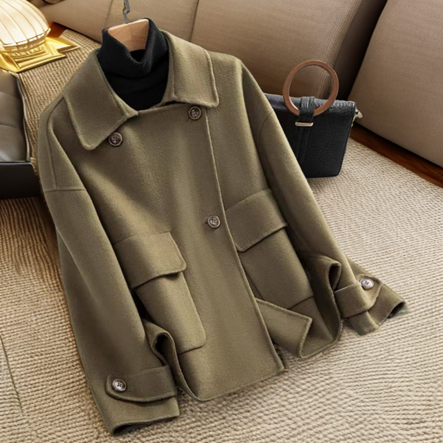 时尚百搭毛呢大衣外套 N 13