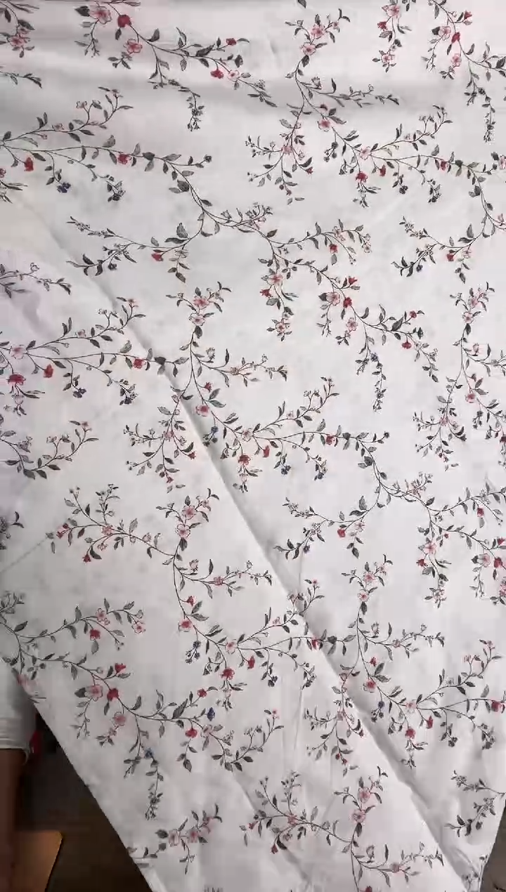 莱赛尔纤维40支白底碎花天丝床单200*230cm（做错标了）