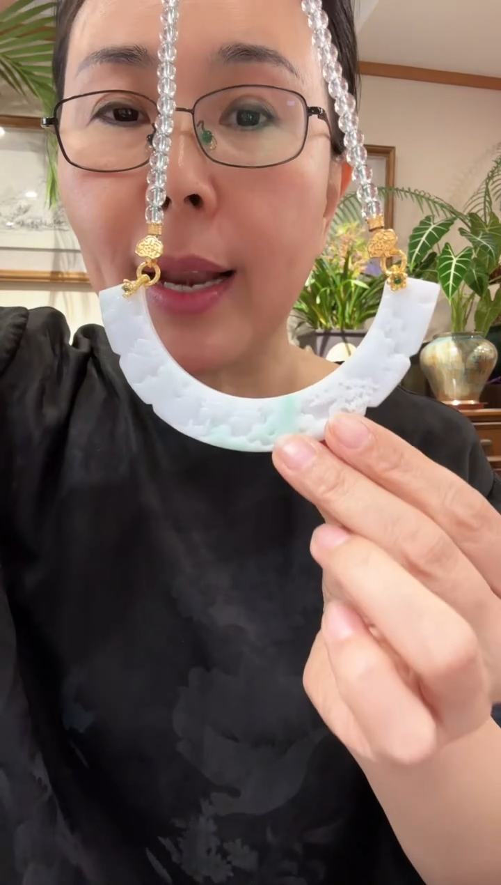 【闪购商品】翡翠未镶嵌颈饰国风
