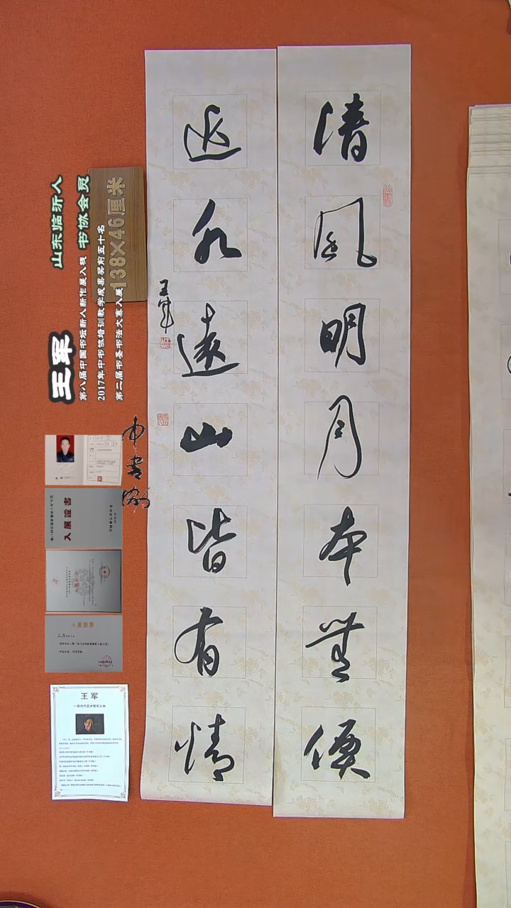 【闪购商品】书法397王军书法作品