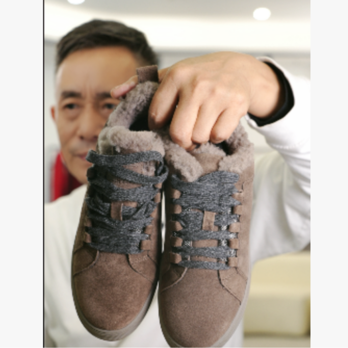 【大叔心选】BC+休闲运动风圆头系带运动鞋