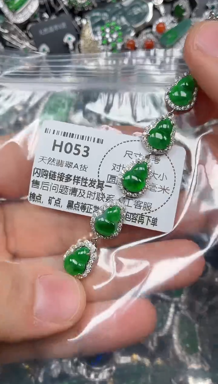 颈饰未镶嵌翡翠H053手链