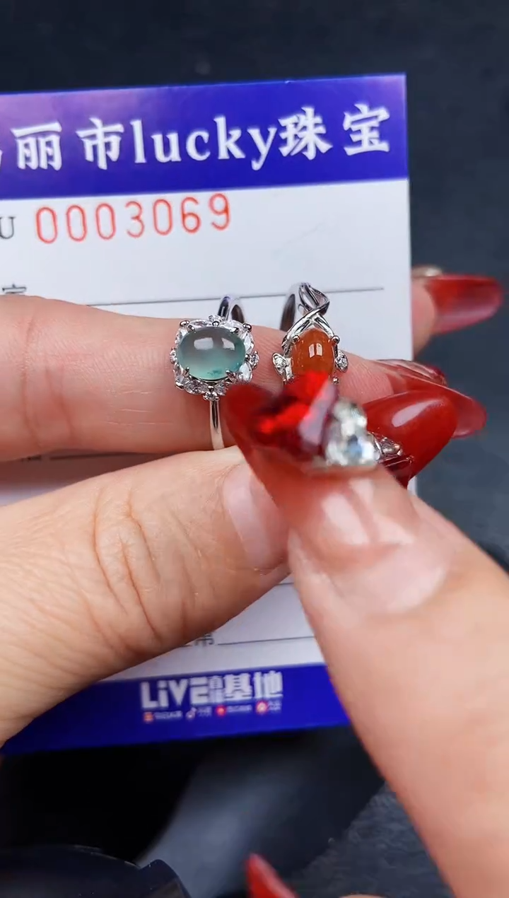 【闪购商品】翡翠颈饰银S925镶嵌3069