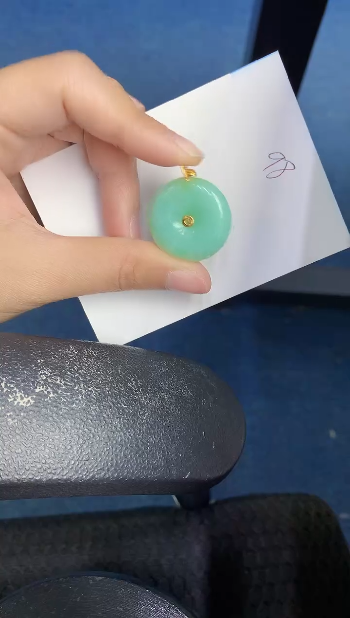 【闪购商品】翡翠颈饰18K金镶嵌000000000