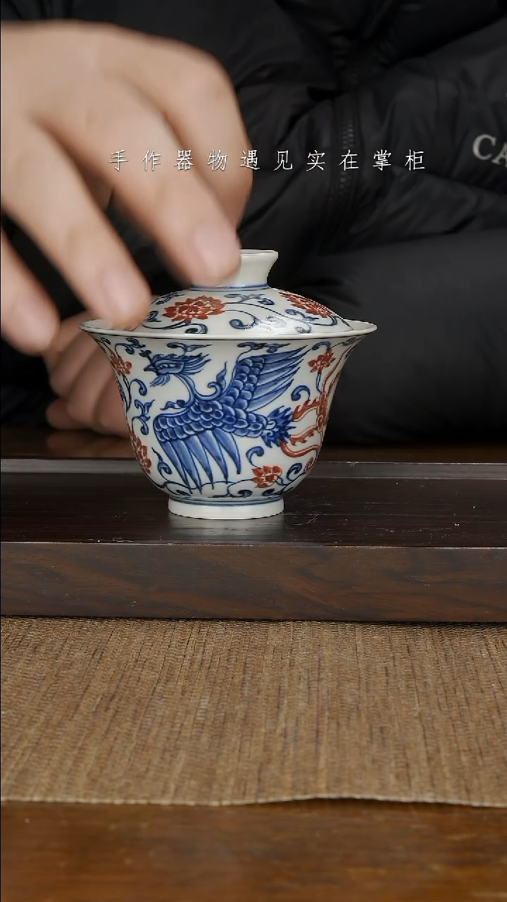 【闪购商品】摆件景德镇手工手绘茶具大器宛成