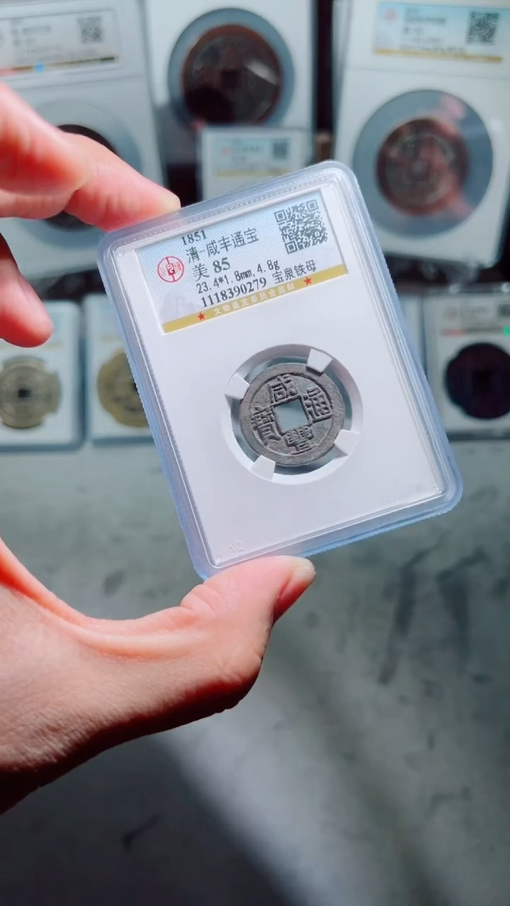 【闪购商品】铜咸丰通宝 宝泉铁母85