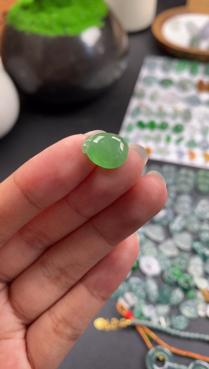 散珠翡翠冰绿福瓜