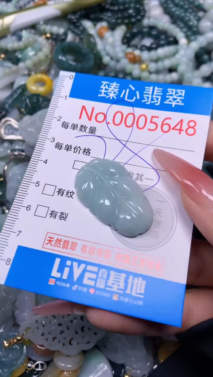 【闪购商品】翡翠颈饰未镶嵌含绳0005648