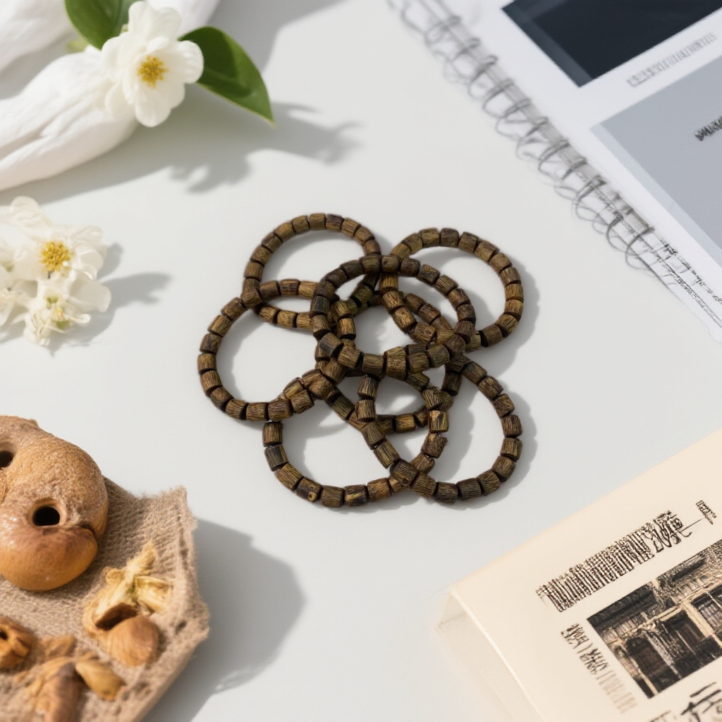 沉香sks0032db沉香棋楠手串单圈(多样性发其一)