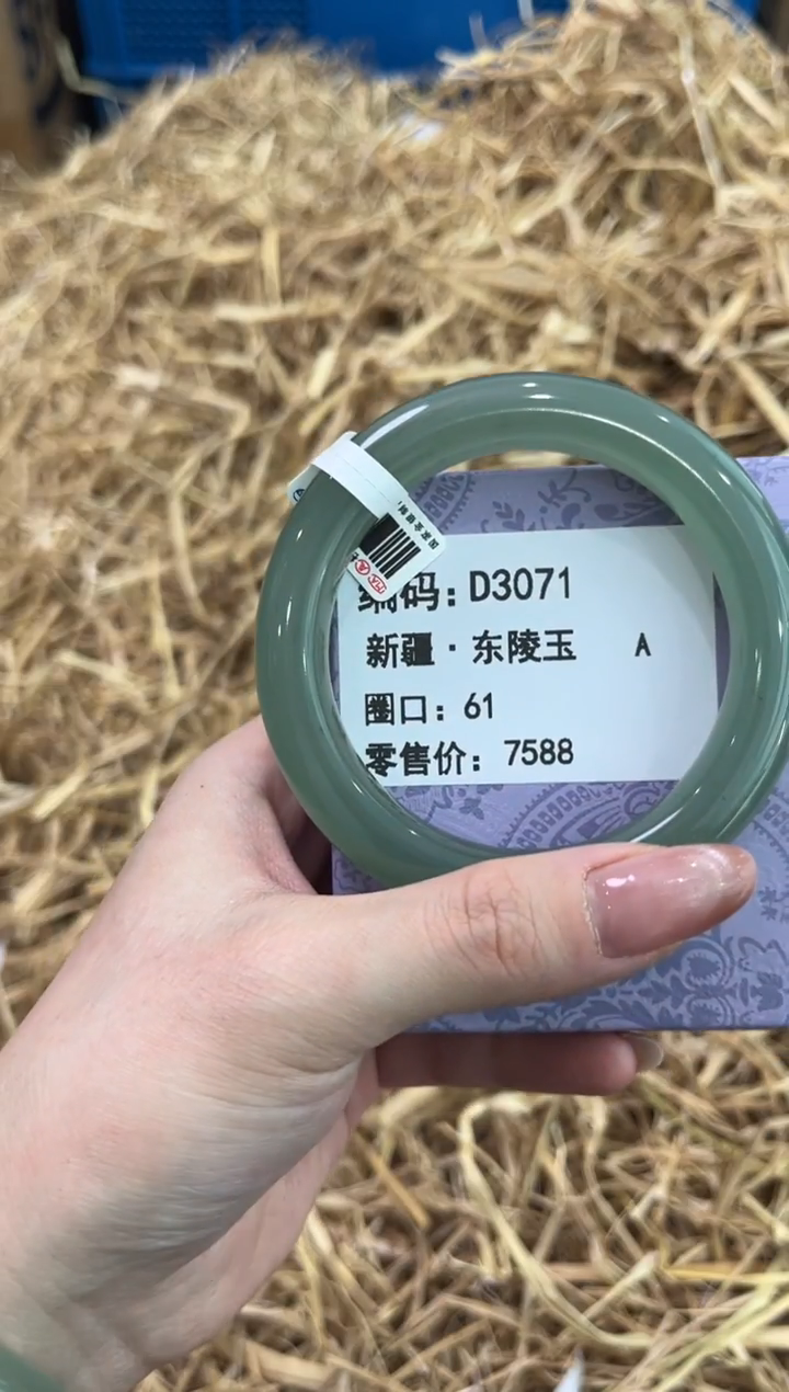 未镶嵌手镯石英质玉D3071