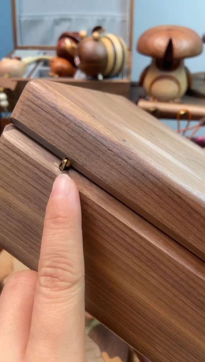 木（微瑕）双层首饰盒      